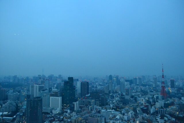 東京の空